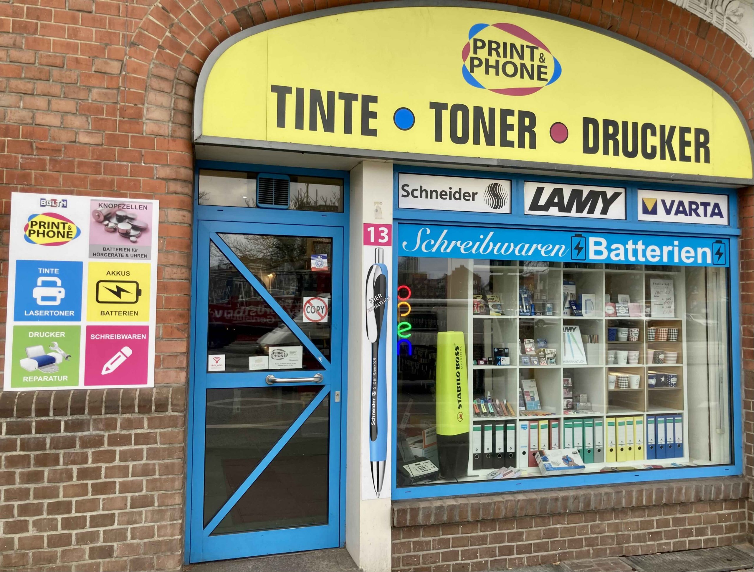 Filiale von Print & Phone am Exerzierplatz 13 in Kiel